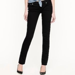 J. Crew Black Denim Matchstick Jeans